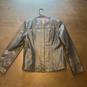 I.E. Buttery soft Classic Leather Jacket